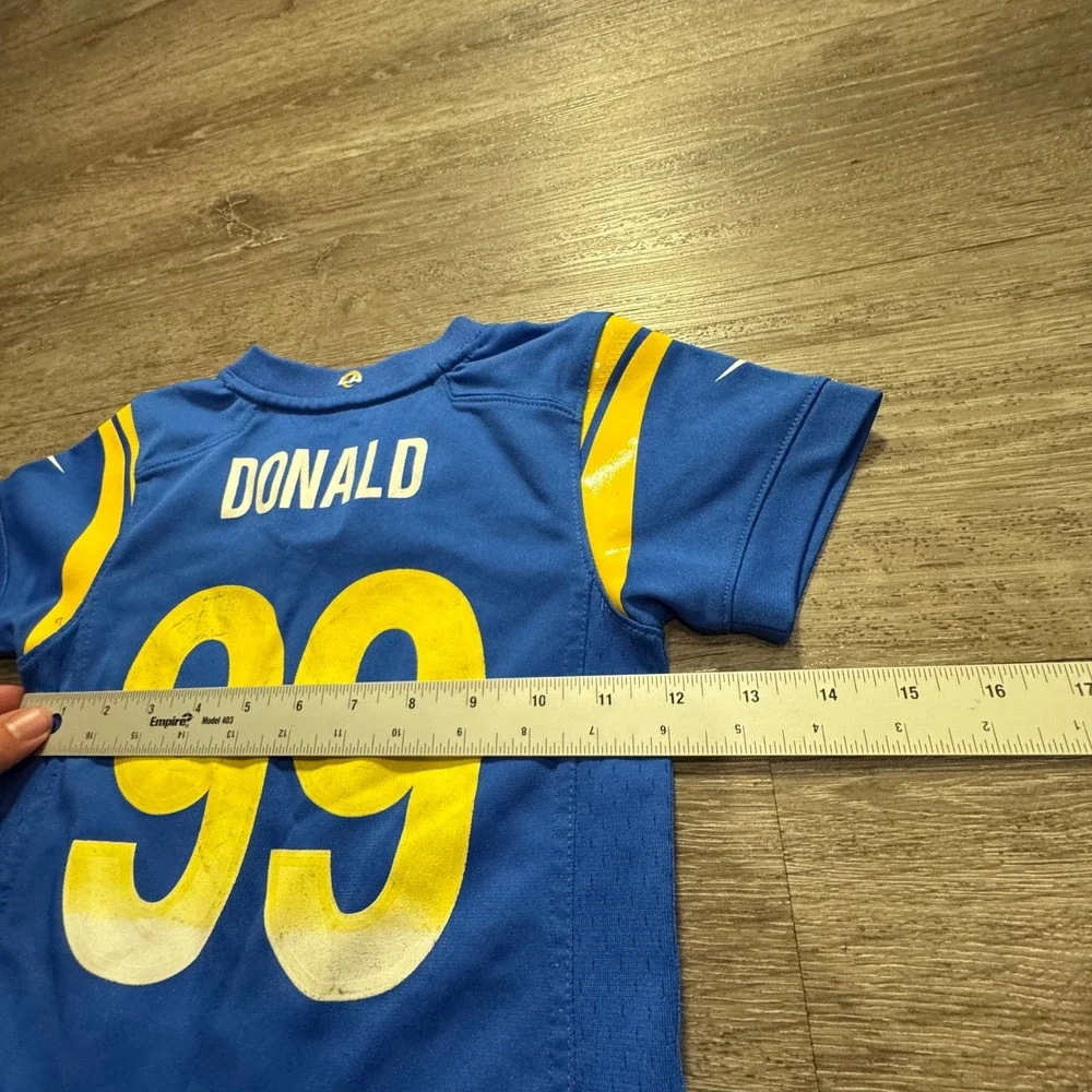 Nike NFL Jersey Toddler 2T Blue Polyester Aaron Donald 99 Rams Gameday Sporty